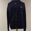 Blue Wool Twin Set with Embroidered Logo  by Vivienne Westwood, 1980s