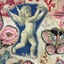 Cotton chintz applique on linen, 19th Century