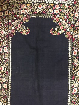 Scarf, embroidered with a needle, north Indian, circa 1855-1879