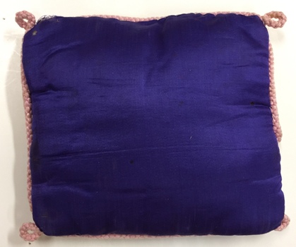 Embroidered Padded Silk Handkerchief Sachet