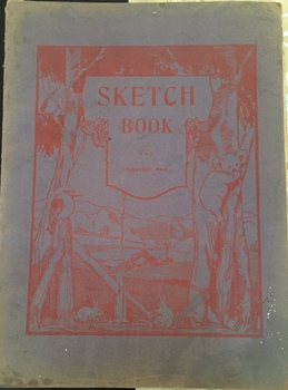Art therapy sketchbook