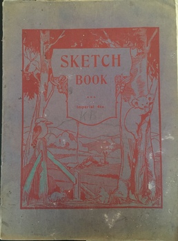 Art therapy sketchbook