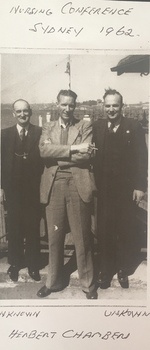 Hebert Joseph Chambers, Sydney, 1962