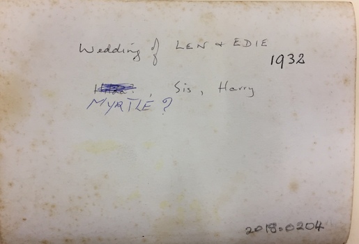 Collection of photographs, documents and artefacts owned by Leonard James Baker