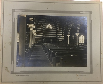 Interior of the Kew Congregational Church, Walpole Street
