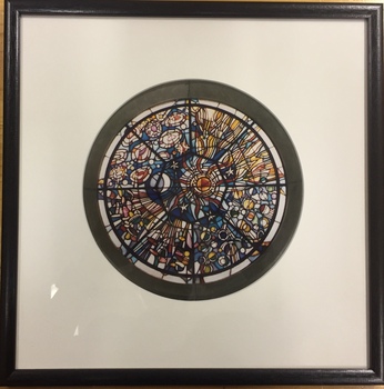 Preparatory Drawing for The Four Seasons Window by Alan Sumner