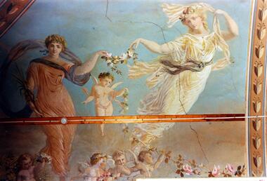 Ceiling fresco, Ballroom, ‘Southesk’, Cotham Road, Kew (dem. 1970)