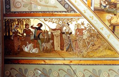 Ceiling fresco, Drawingroom, ‘Southesk’, Cotham Road, Kew (dem. 1970)