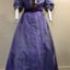 Purple Silk with Guipure Lace Ball Gown, c.1900