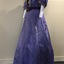 Purple Silk with Guipure Lace Ball Gown, c.1900