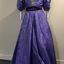 Ball Gown, Purple Silk with Guipure Lace, c.1900