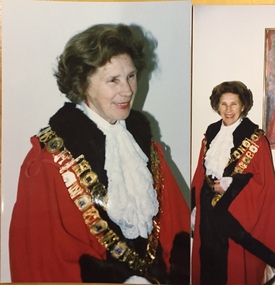 Cr Phyllis Hore, Mayor of Kew 1985-1986