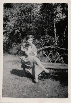 Rebecca and Alma, 1950