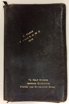 Brown Leather Wallet, Grace Thake, East Kew Women's Club, 1946