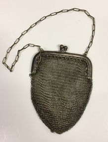 Silver Chain Mesh Purse