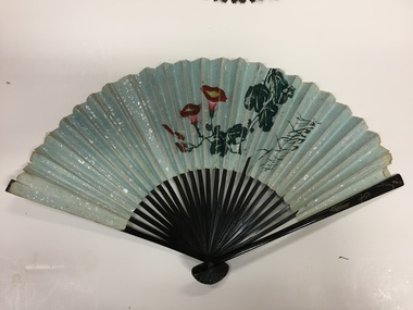 Paper, Wood & Paint Handheld Fan (Japan)