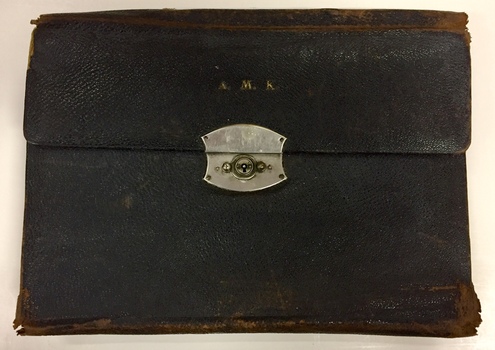 Brown Leather Document Wallet owned by Alys Mary Kirkland