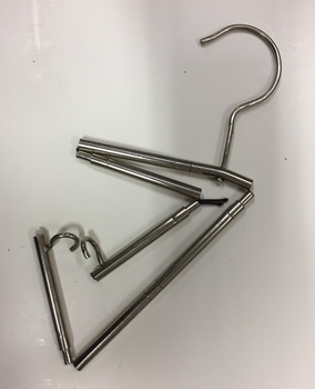 Articulated Metal Clothes Hanger