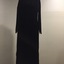 Black Silk Velvet Evening Dress