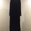 Black Silk Velvet Evening Dress