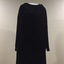 Black Silk Velvet Evening Dress