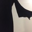 Black Silk Velvet Evening Dress