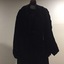 Black Silk Velvet Evening Dress