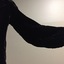 Black Silk Velvet Evening Jacket, 1930s