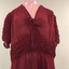Rust-coloured Crepe Evening Dress, 1930s