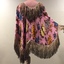 Fringed Cut Velvet and Chenille Evening Cape, 1880s