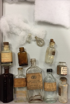 Apothecary Jars and Sundry Bottles