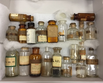 Apothecary Jars and Sundry Bottles