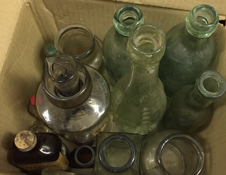 Apothecary Jars and Sundry Bottles
