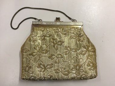 Gold Brocade Evening Bag