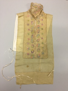 Embroidered Silk Chemisette, 1900-1910