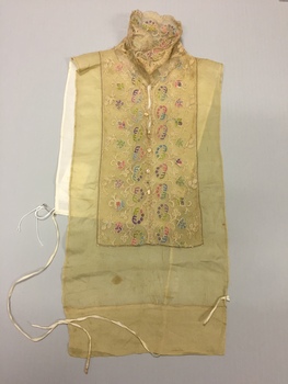 Embroidered Silk Chemisette, 1900-1910