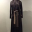 Long Brown Dress with Braids and Matching Jacket