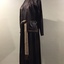 Long Brown Dress with Braids and Matching Jacket
