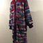 Full-length Multicoloured Knitted Coat Dress