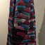 Full-length Multicoloured Knitted Coat Dress