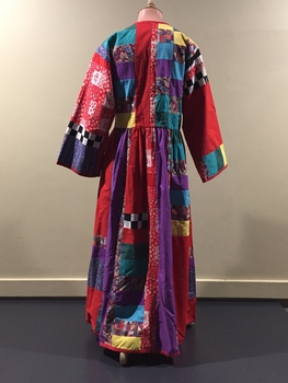 Multi-coloured Patchwork Dressing Gown