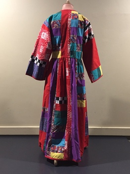 Multi-coloured Patchwork Dressing Gown