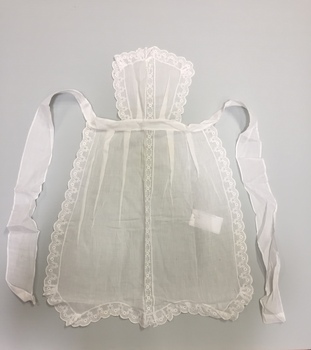 White Cotton and Lace Pinafore