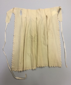 Cream Flannel Apron