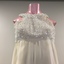White Crepe Beaded Evening Dress, 1960s