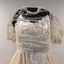 Lace Wedding Dress with Matching Cap, circa 1947