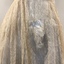 Lace Wedding Dress with Matching Cap, circa 1947