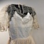 Lace Wedding Dress with Matching Cap, circa 1947