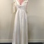 Cream Silk Taffeta & Lace Bridesmaid's Dress