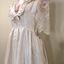 Cream Silk Taffeta & Lace Bridesmaid's Dress